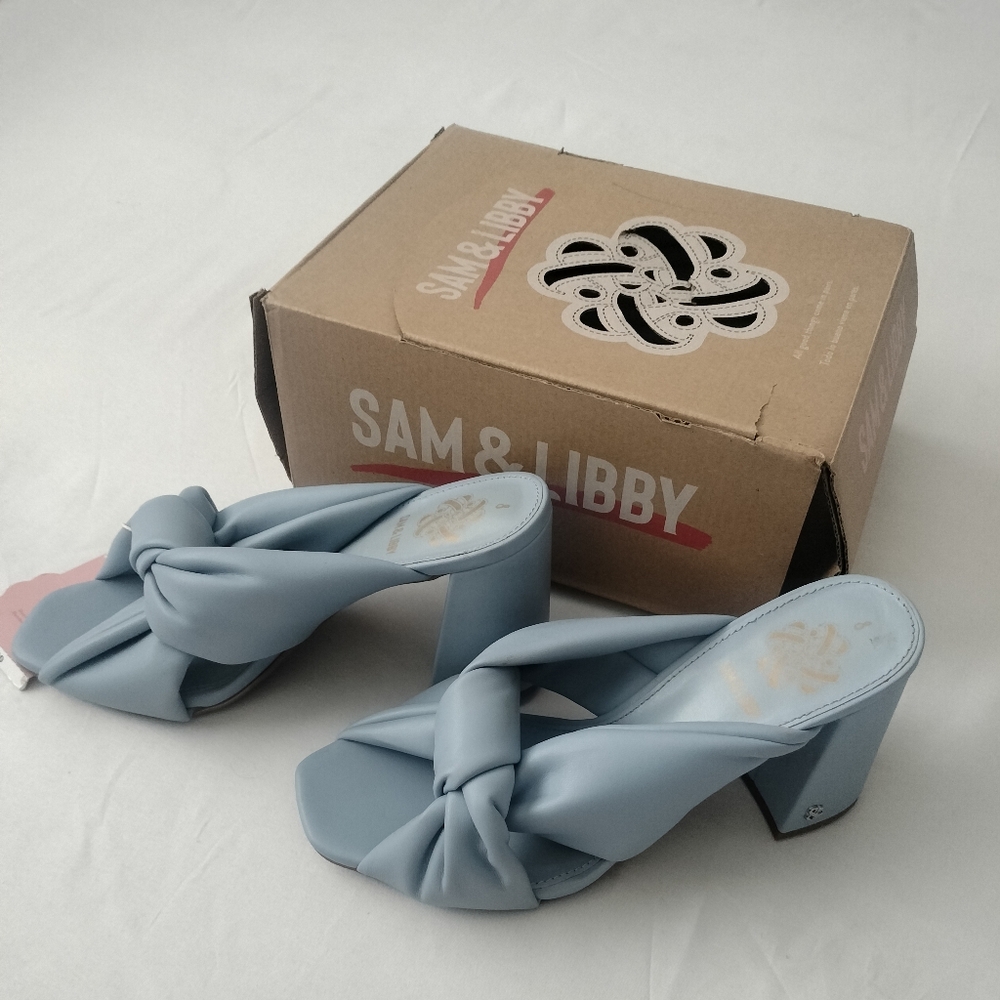 Sam & Libby Jovanna Slip On Heels Size 8